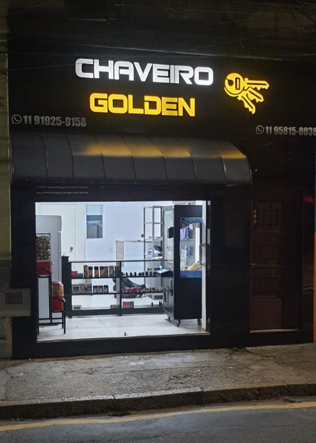 Fachada do Chaveiro Golden em Jundiaí